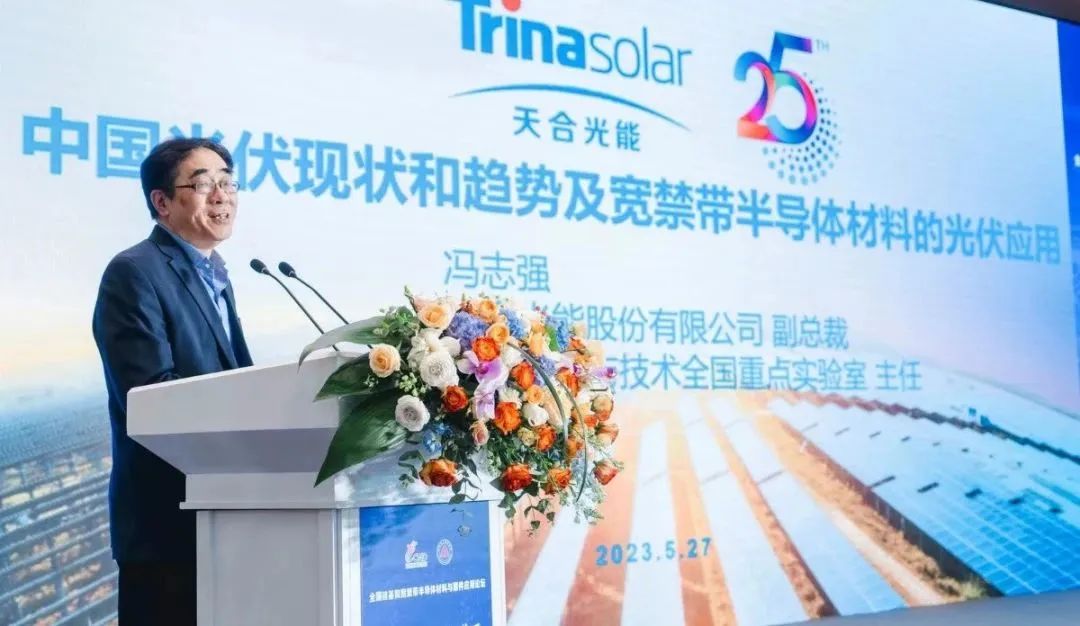 天合光能股份有限公司 副总裁 冯志强